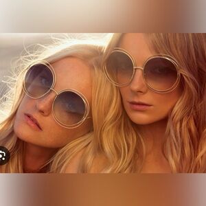 Chloè Carlina Sunglasses Gold